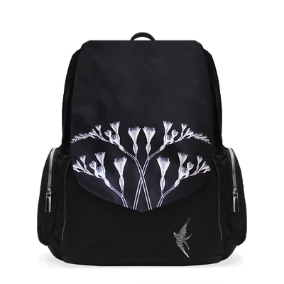 Laptop Backpack with the White Freesia Print