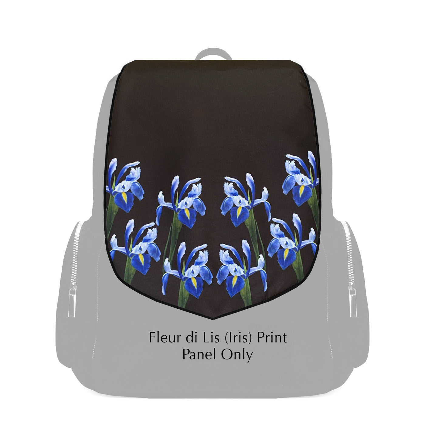 Panel Only in Blue Iris Print