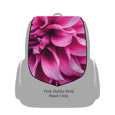 Panel Only in Pink Dahlia Print