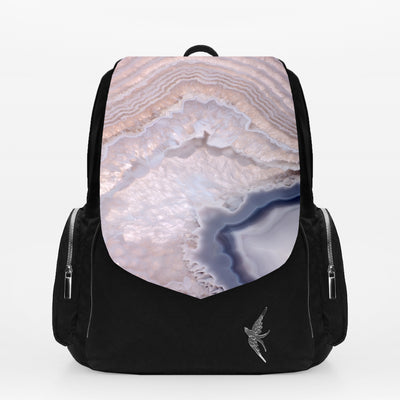 Laptop Backpack with the Blue Crystal Print