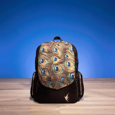 Laptop Backpack with the Dark Floral Print