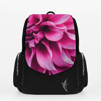 Laptop Backpack with the Pink Dahlia Print